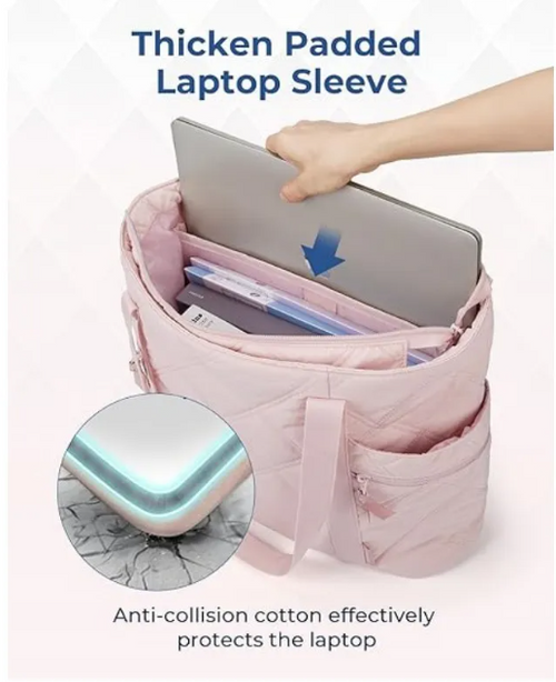 Chic Zip & Strap Women's Tote