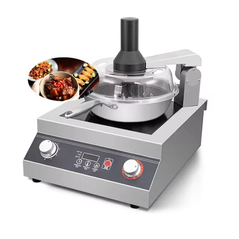 Commercial Cooking Robot Machine  All-in-One Kitchen Cooker with Blender, Multifunctional, Fast Heat, Easy Clean, for Restaurant