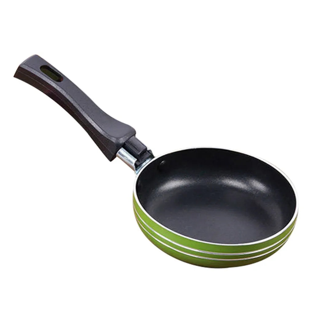 12cm/14cm/16/18cm Mini Frying Pan Non-Stick Steel Frypan Pot Saucepan Random Color For Cookware Kitchen Cookware