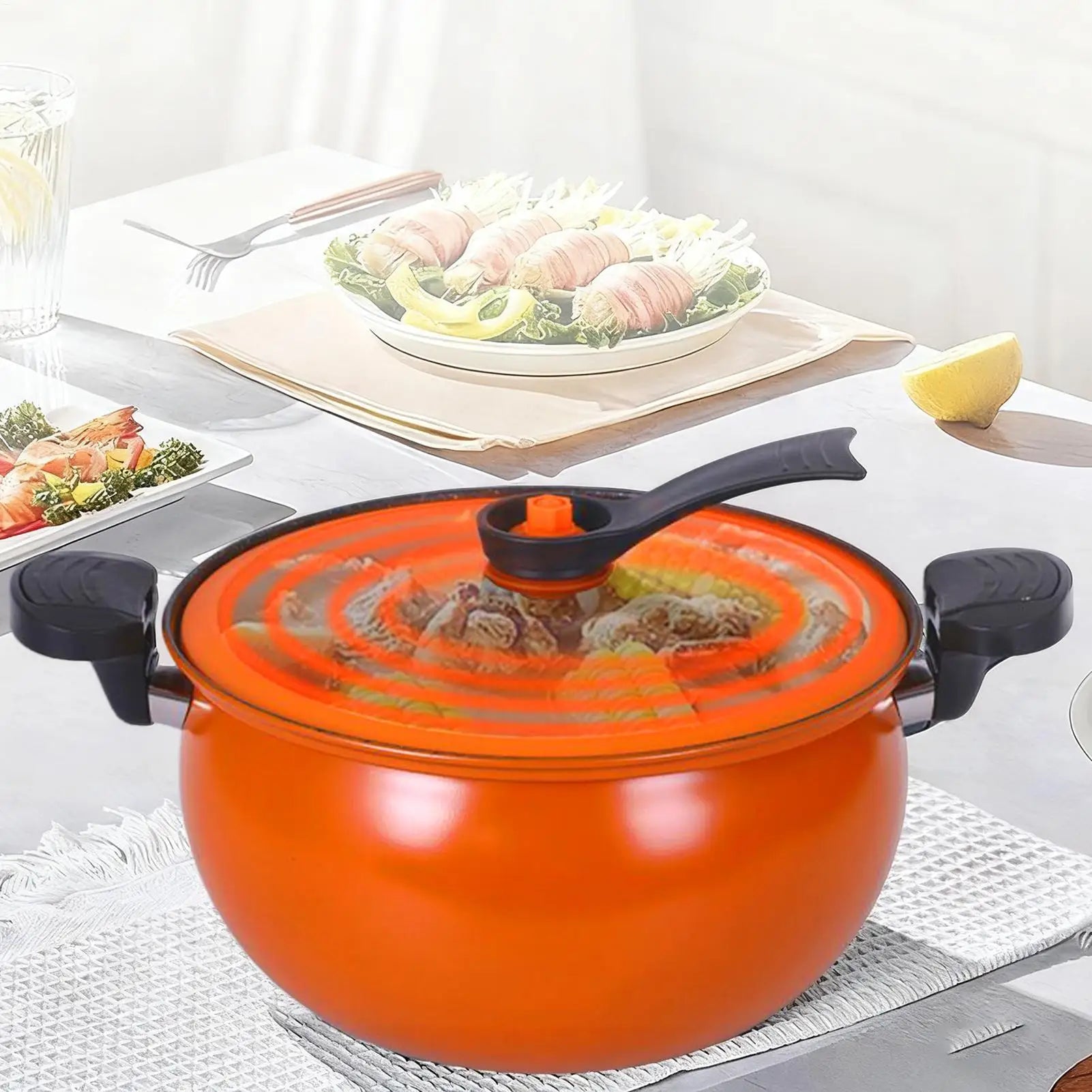 Cooking Pot Large Heavy Duty Cookware Kitchen Pots Cookware Nonstick Saucepan for Gas Ceramic Electric Stove Home Kitchen