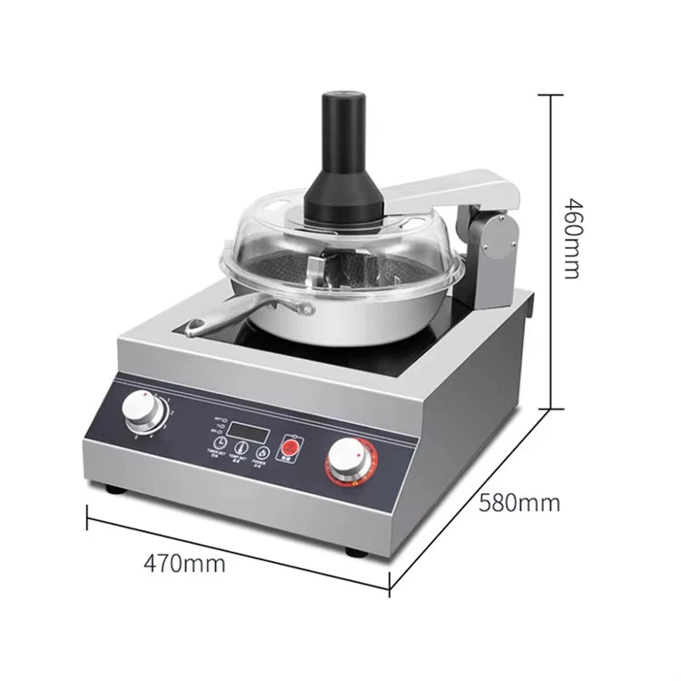 Commercial Cooking Robot Machine  All-in-One Kitchen Cooker with Blender, Multifunctional, Fast Heat, Easy Clean, for Restaurant