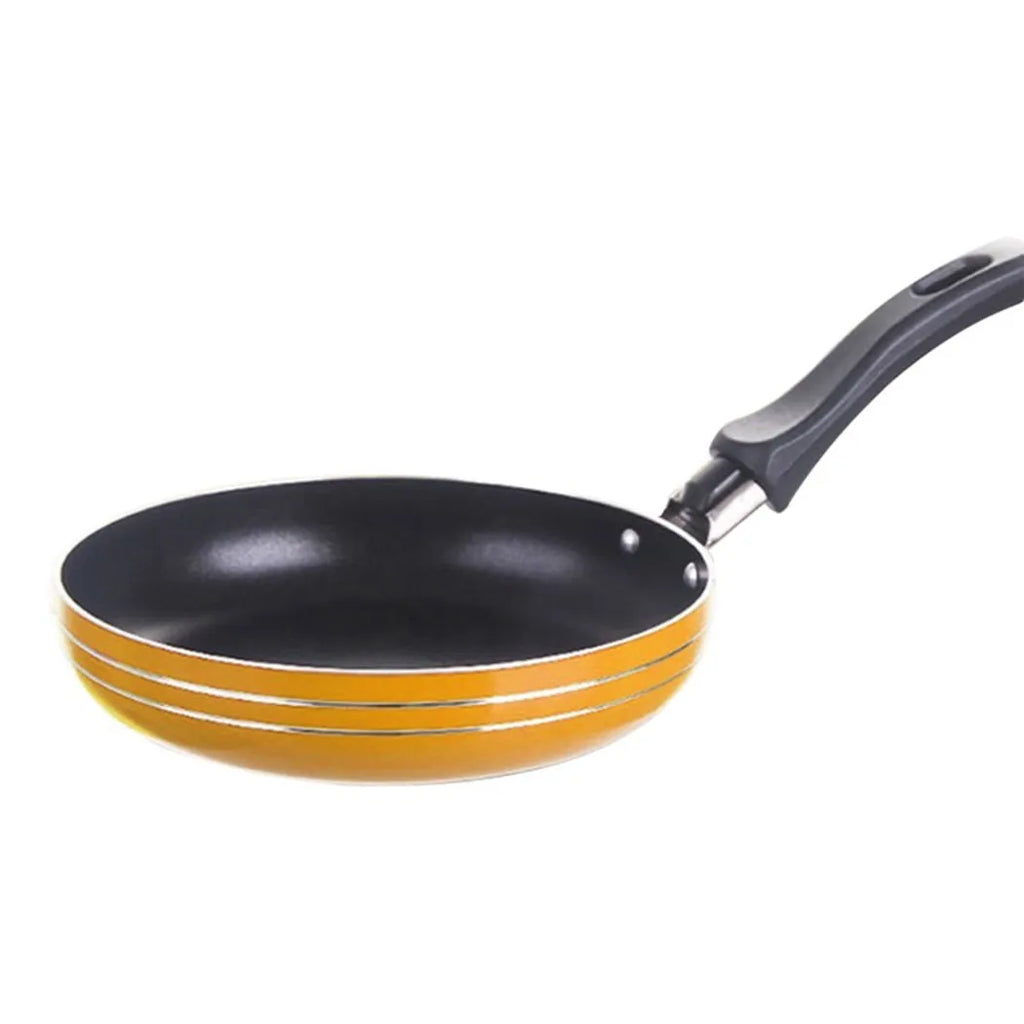 12cm/14cm/16/18cm Mini Frying Pan Non-Stick Steel Frypan Pot Saucepan Random Color For Cookware Kitchen Cookware